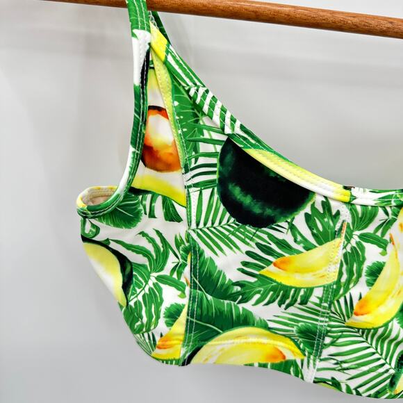 MOTT50 NWT Botanical Bikini Top // S - Picture 2 of 5